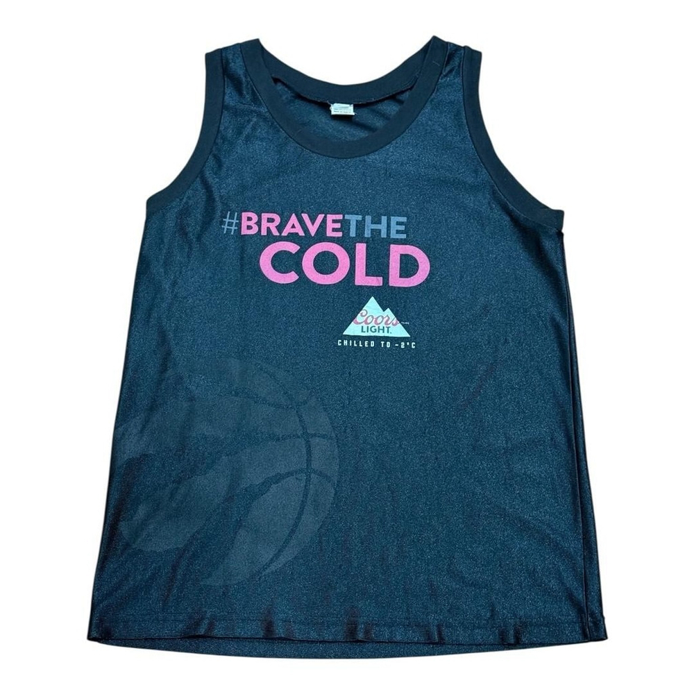 Coors Light Brave The Cold Basketball Jersey Mens Medium Sleeveless Polyester
